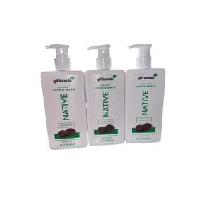 3 Native Girl Scouts Conditioner Thin Mints 16.5oz Silicone Sulfate Paraben FREE